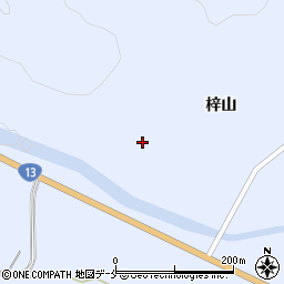 山形県米沢市万世町梓山789周辺の地図