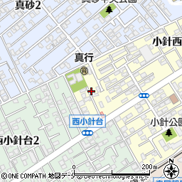 新潟県新潟市西区小針西2丁目11周辺の地図