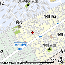 新潟県新潟市西区小針西2丁目9周辺の地図