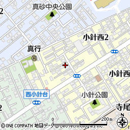 新潟県新潟市西区小針西2丁目9-8周辺の地図
