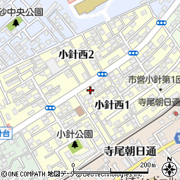 新潟県新潟市西区小針西1丁目12-35周辺の地図
