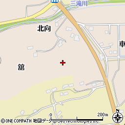 福島県相馬郡新地町福田舘周辺の地図