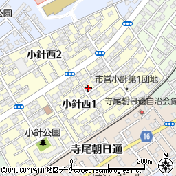 新潟県新潟市西区小針西1丁目6-9周辺の地図
