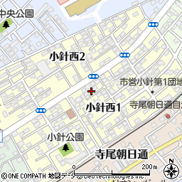 新潟県新潟市西区小針西1丁目12-43周辺の地図