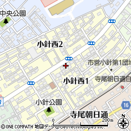 新潟県新潟市西区小針西1丁目12-37周辺の地図