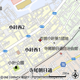 新潟県新潟市西区小針西1丁目6-5周辺の地図