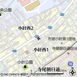新潟県新潟市西区小針西1丁目12-40周辺の地図