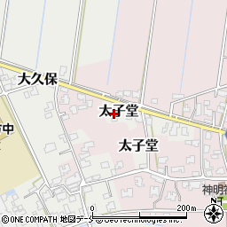 新潟県新潟市北区太子堂77周辺の地図