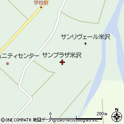 山形県米沢市簗沢3046周辺の地図