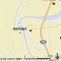 福島県福島市飯坂町茂庭日陰渕周辺の地図
