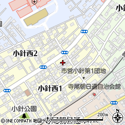 新潟県新潟市西区小針西1丁目6-26周辺の地図