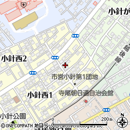 新潟県新潟市西区小針西1丁目4-15周辺の地図