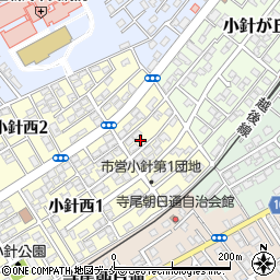 新潟県新潟市西区小針西1丁目4-9周辺の地図
