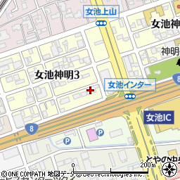 エンパイヤ自動車株式会社　新潟営業所周辺の地図