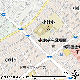 スマイル車検新潟小針店周辺の地図