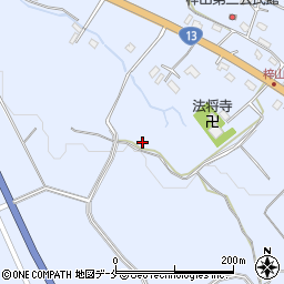 山形県米沢市万世町梓山2087周辺の地図