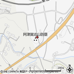 福島県伊達郡国見町大木戸阿津加志山一周辺の地図