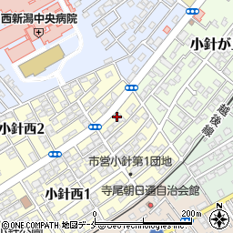 新潟県新潟市西区小針西1丁目5-20周辺の地図