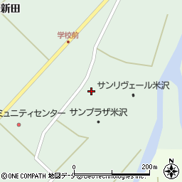 山形県米沢市簗沢3470周辺の地図