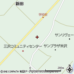 山形県米沢市簗沢3099周辺の地図