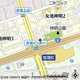 ＮＨＫアイテック新潟事業所周辺の地図