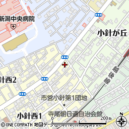 新潟県新潟市西区小針西1丁目5-23周辺の地図