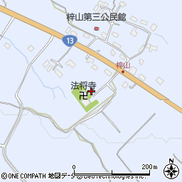 山形県米沢市万世町梓山1971周辺の地図