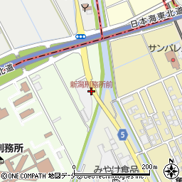 新潟刑務所前周辺の地図