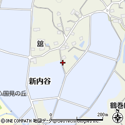福島県国見町（伊達郡）内谷（五斗蒔）周辺の地図