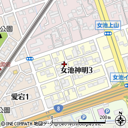 株式会社関越サービス　新潟営業所周辺の地図