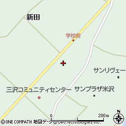 山形県米沢市簗沢3097周辺の地図