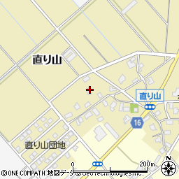新潟県新潟市江南区直り山周辺の地図