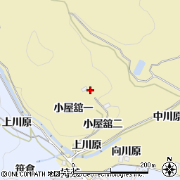 福島県国見町（伊達郡）小坂周辺の地図