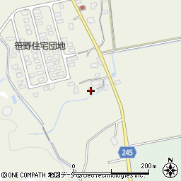 山形県米沢市笹野町2464周辺の地図