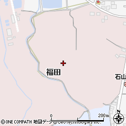 山形県米沢市福田周辺の地図