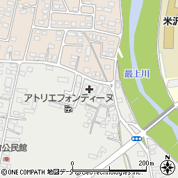 ドゥミール米沢営業所周辺の地図