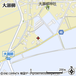 新潟県新潟市北区大瀬柳134周辺の地図