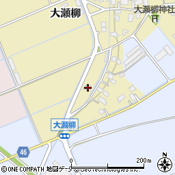 新潟県新潟市北区大瀬柳4324周辺の地図