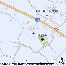 山形県米沢市万世町梓山1992周辺の地図