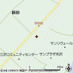 山形県米沢市簗沢3393周辺の地図