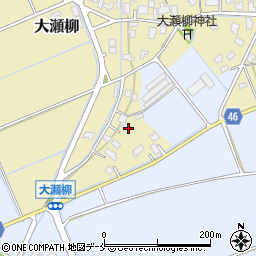 新潟県新潟市北区大瀬柳2549周辺の地図