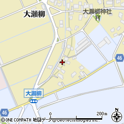 新潟県新潟市北区大瀬柳3561-3周辺の地図