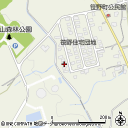 山形県米沢市笹野町2432-21周辺の地図