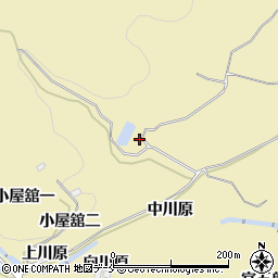 福島県国見町（伊達郡）小坂（寺家）周辺の地図