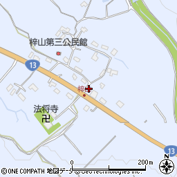 山形県米沢市万世町梓山1914周辺の地図