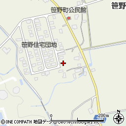 山形県米沢市笹野町2446周辺の地図