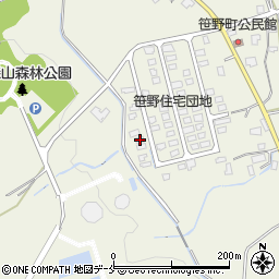 山形県米沢市笹野町2432-20周辺の地図