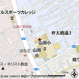 新潟市ひまわりクラブ　山潟ひまわりクラブ第３周辺の地図