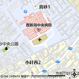 新潟医療技術専門学校　西新潟中央病院キャンパス周辺の地図