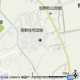 山形県米沢市笹野町2432-7周辺の地図